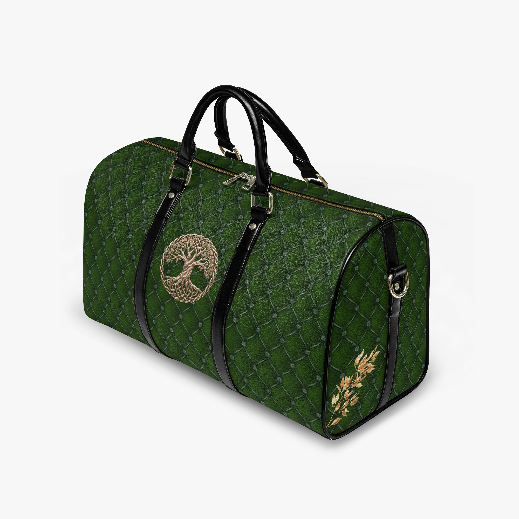 Nature Green Tree-of-Life Travel Duffle Bag – Spaaij Design
