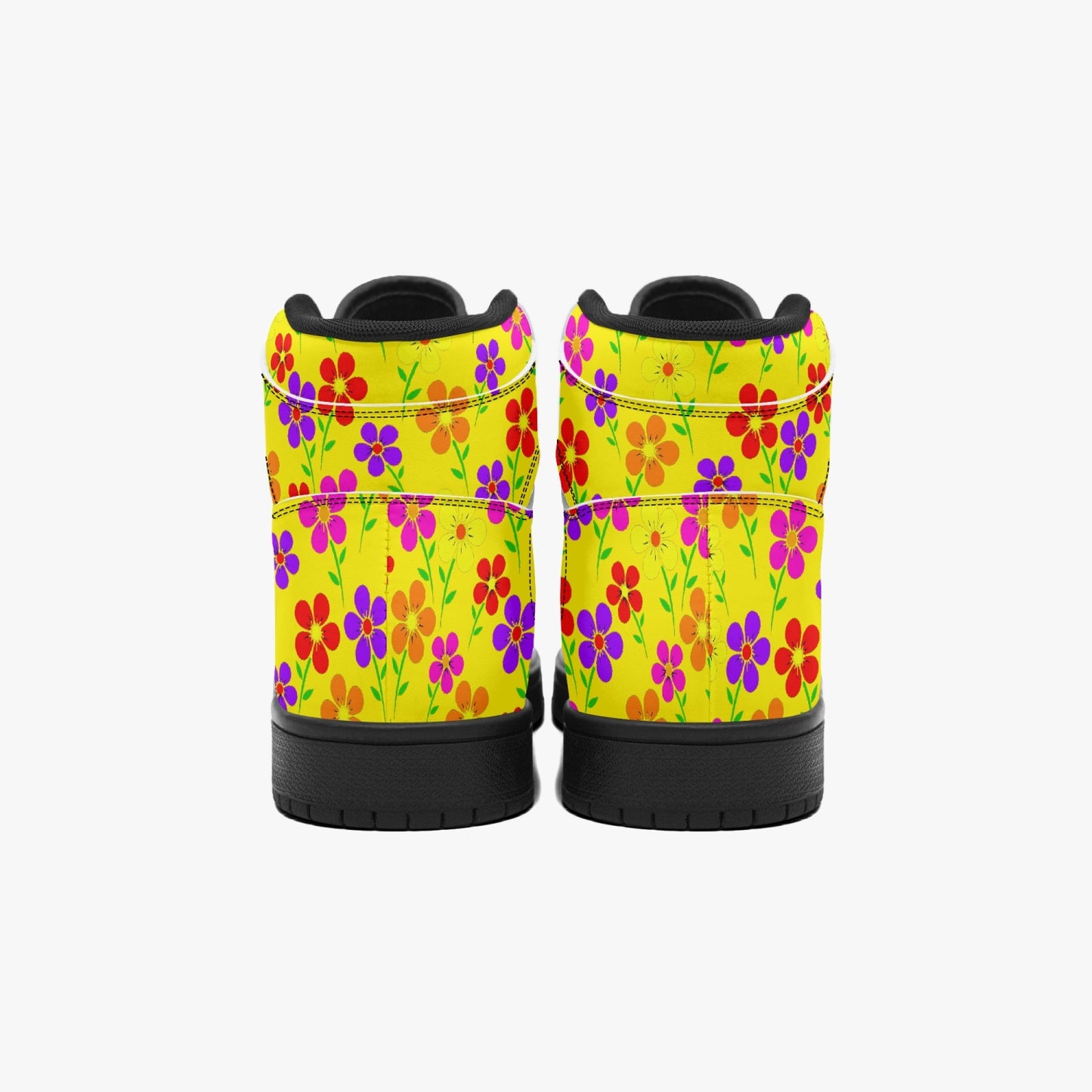High Top Sneakers floral summer