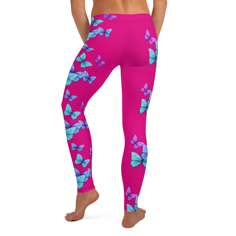 Pink Butterfly Legging
