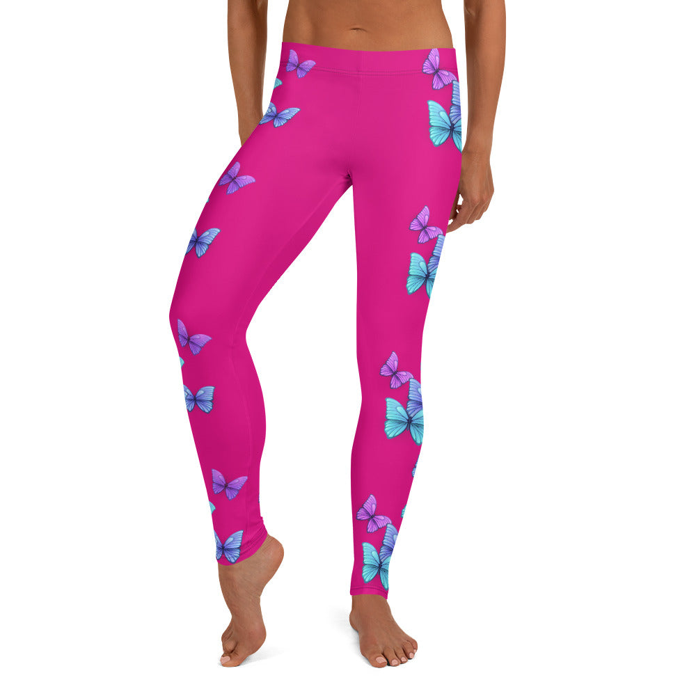 Pink Butterfly Legging