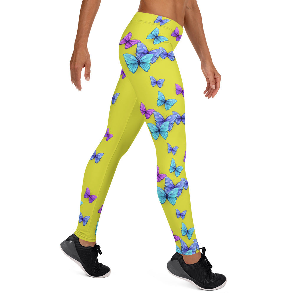 Yellow Butterfly Legging