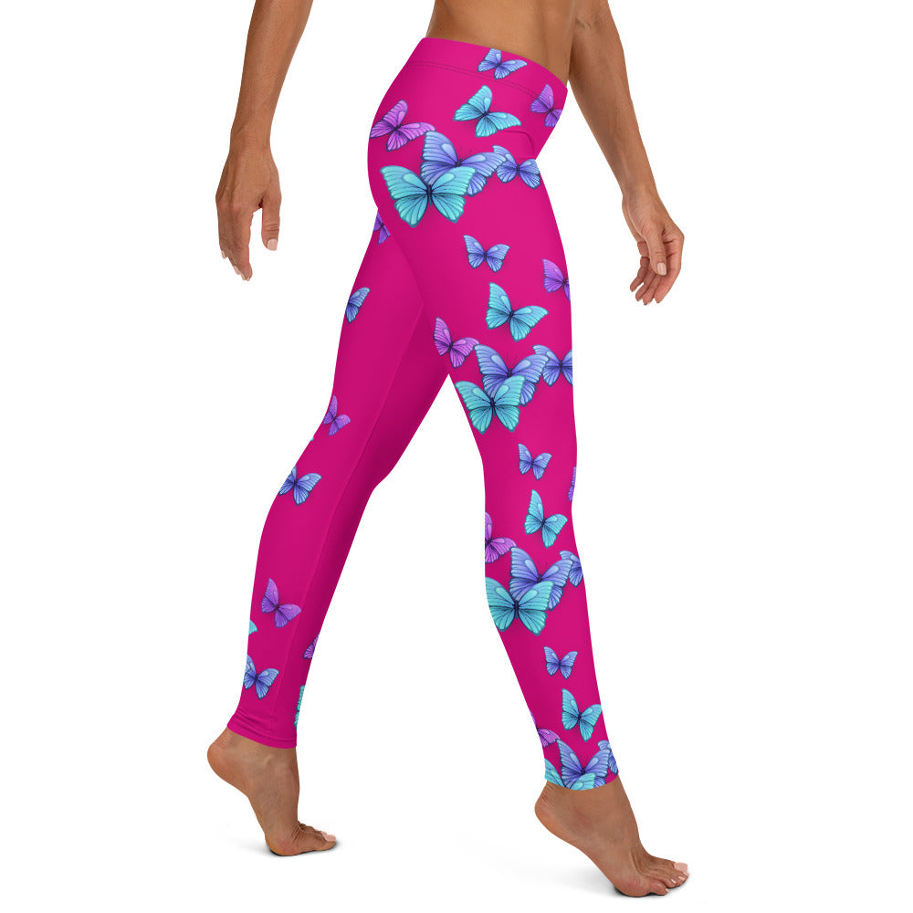 Pink Butterfly Legging