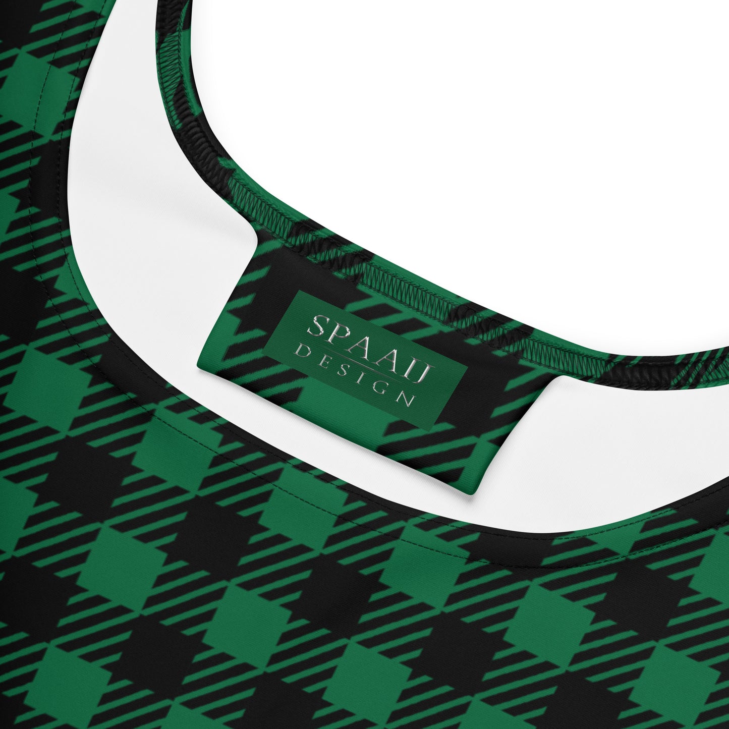 Skater Dress Checkered Green Celtic