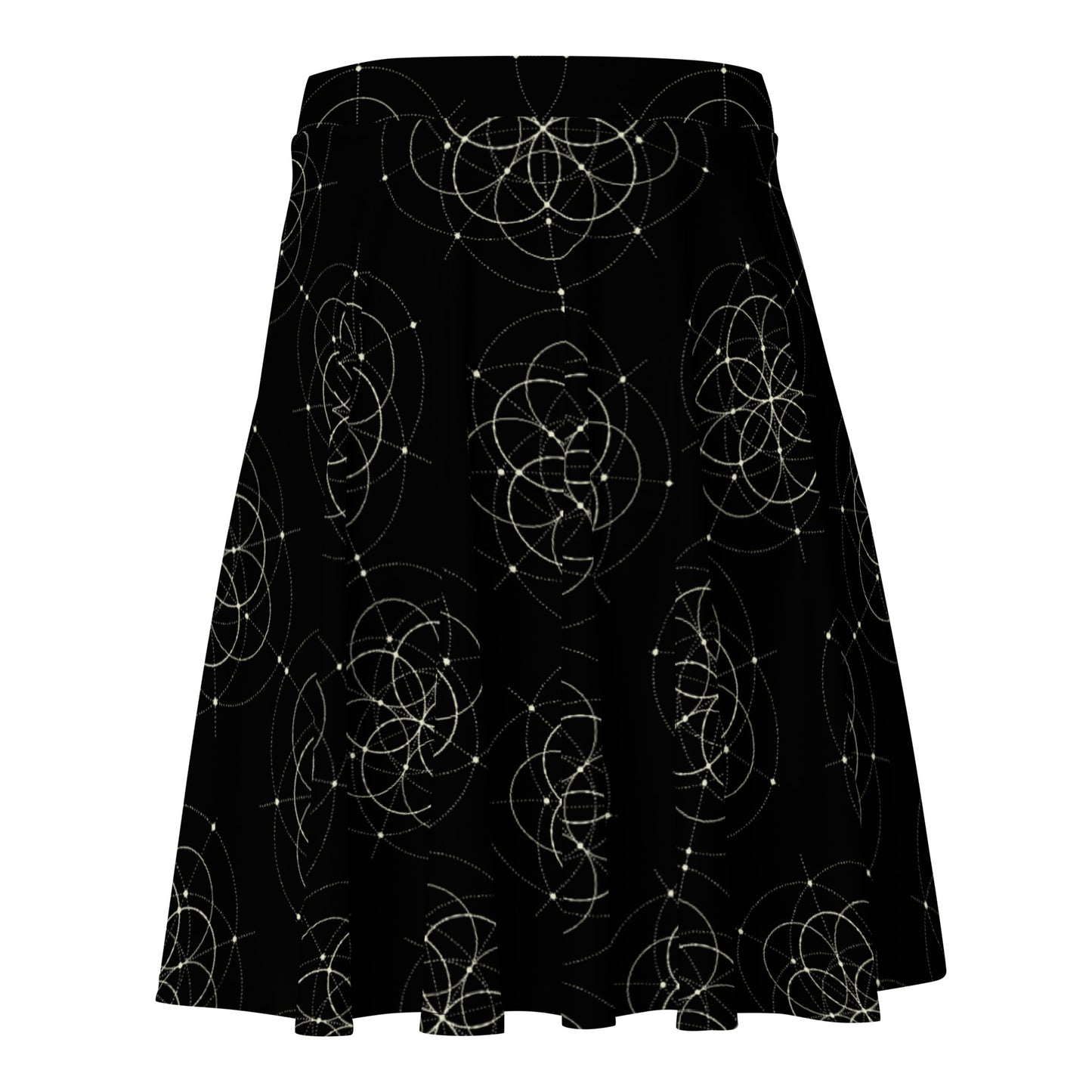 Magic Rings Black Skater Skirt