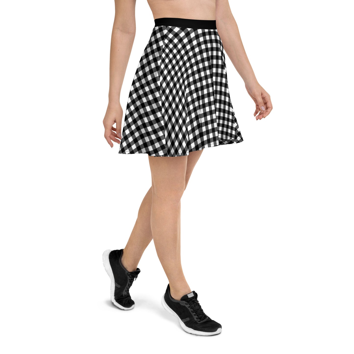 Skater Skirt Black/White