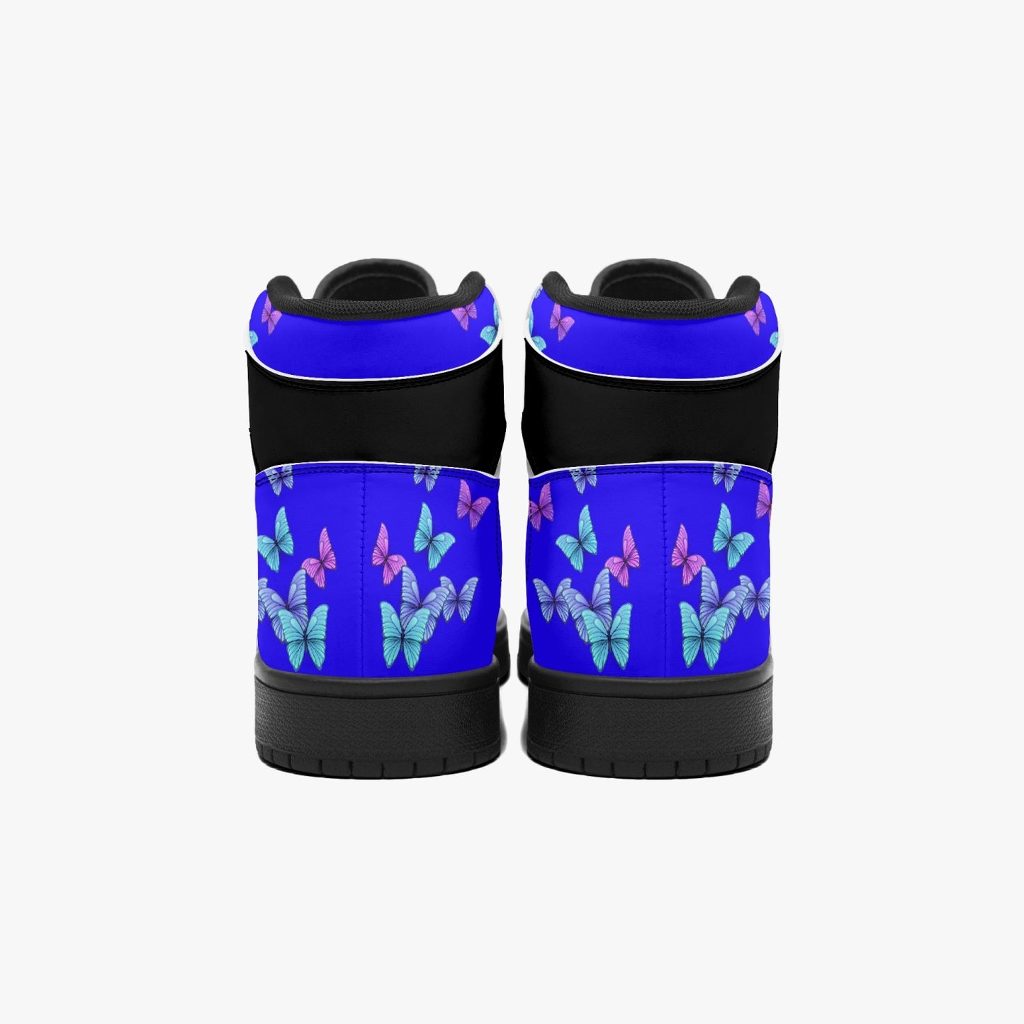 Butterfly Blue High Top Sneakers