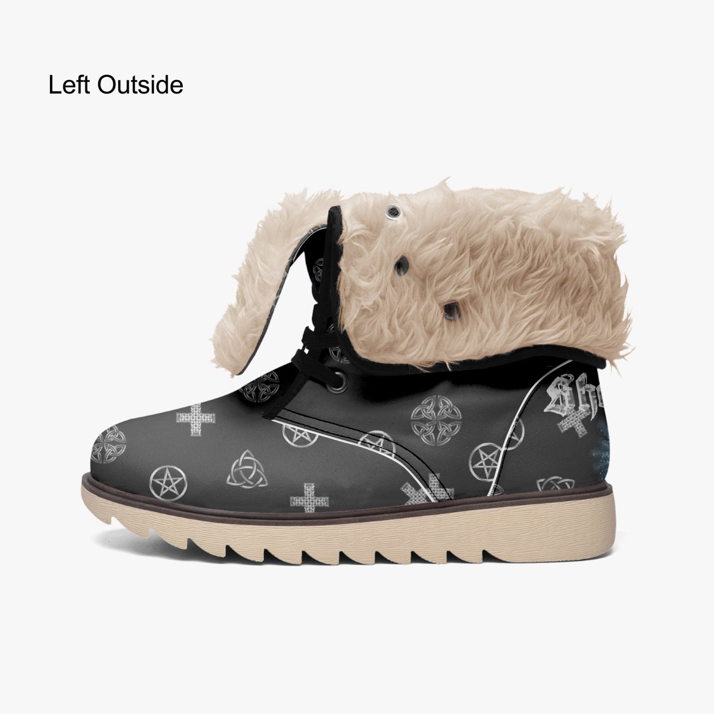Wicca Boots with Fur lining
