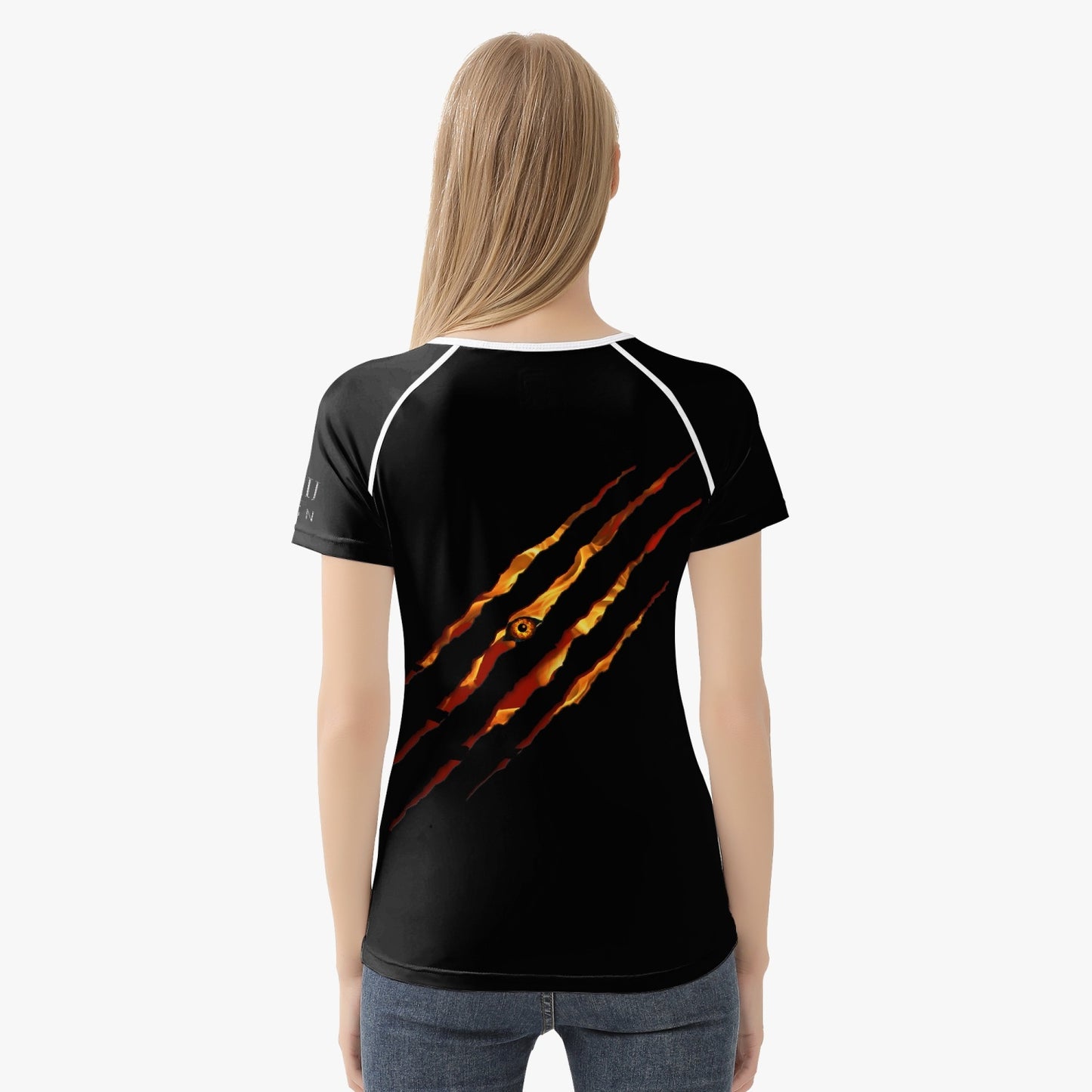 Red Pentagram Women T-shirt