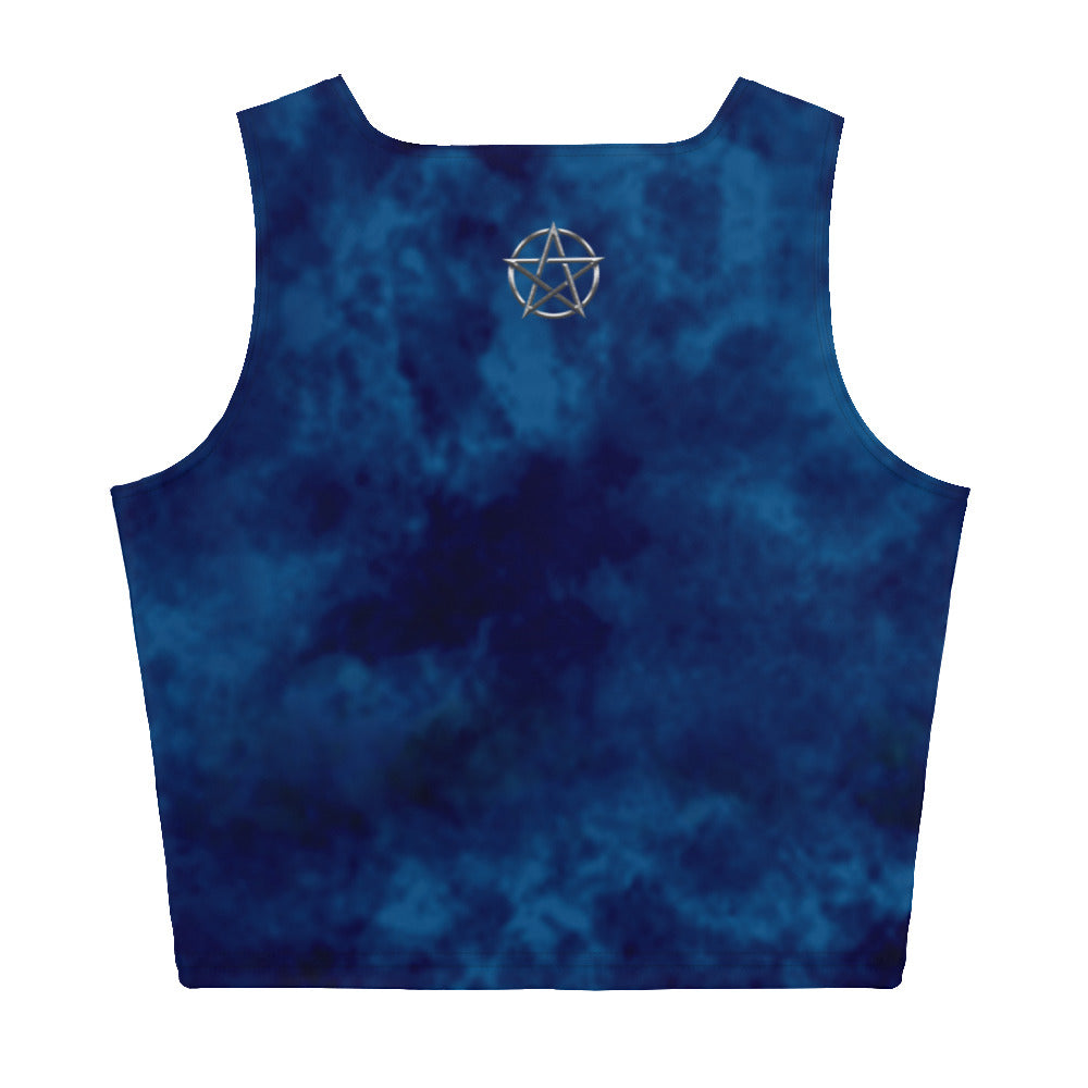 Midnight Blue Crop Top
