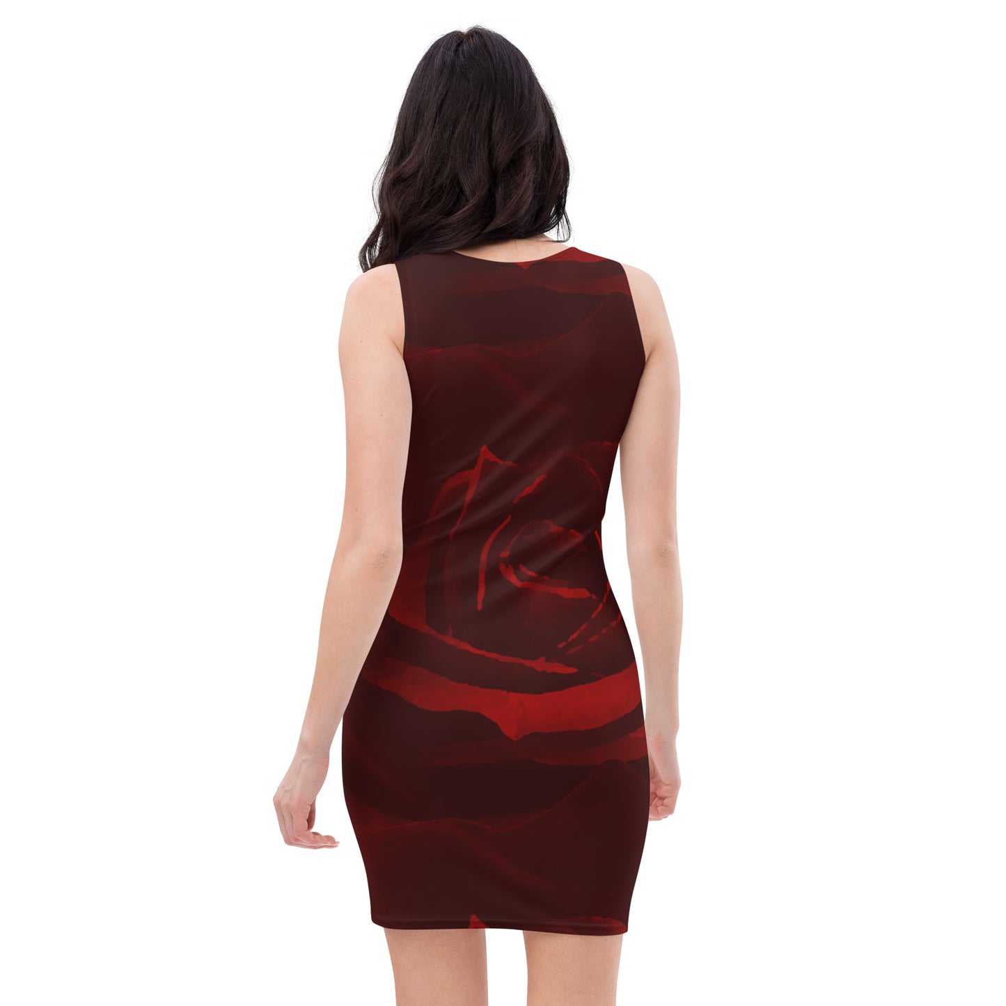Dark Rose Fitted Dress