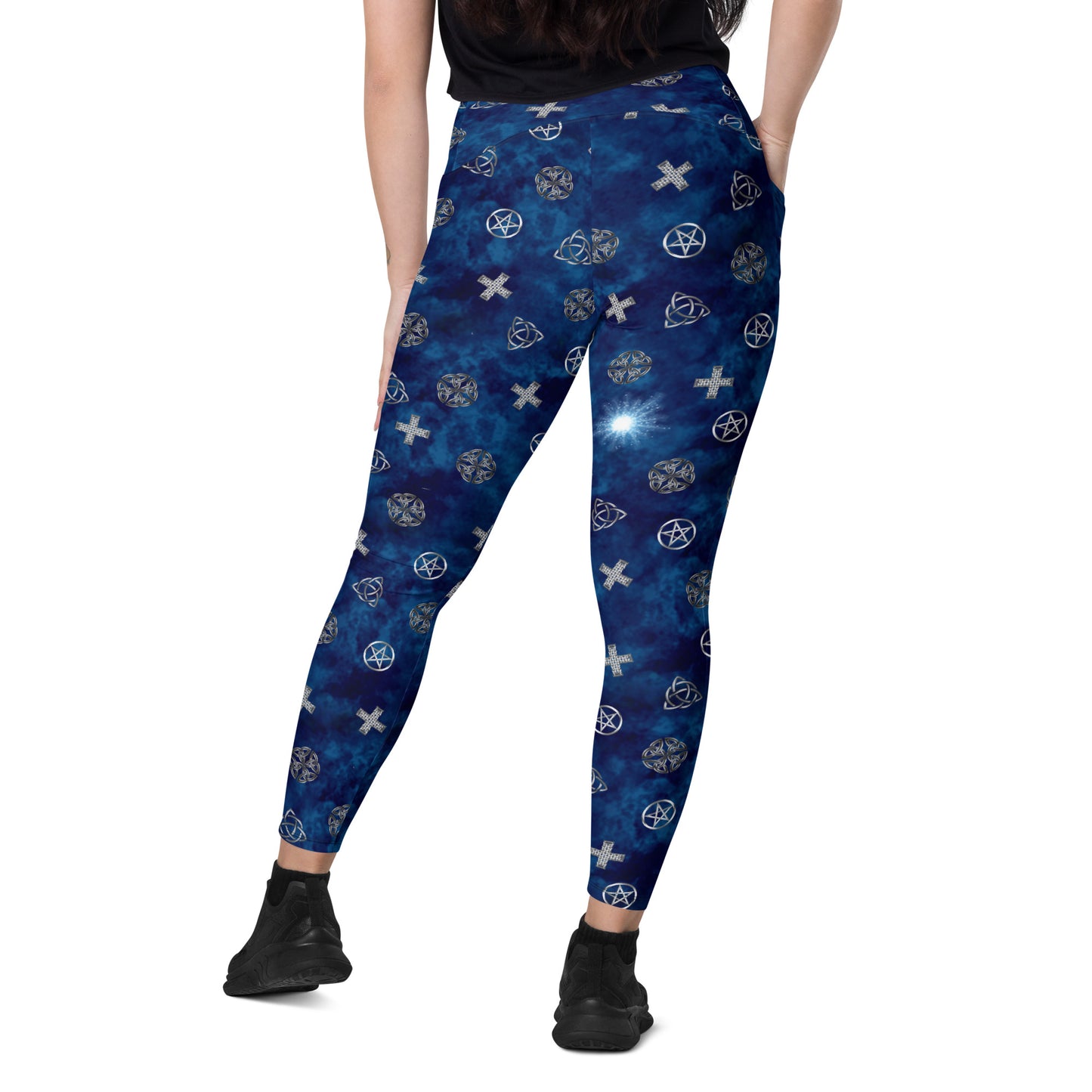 Midnight Blue Wicca Leggings