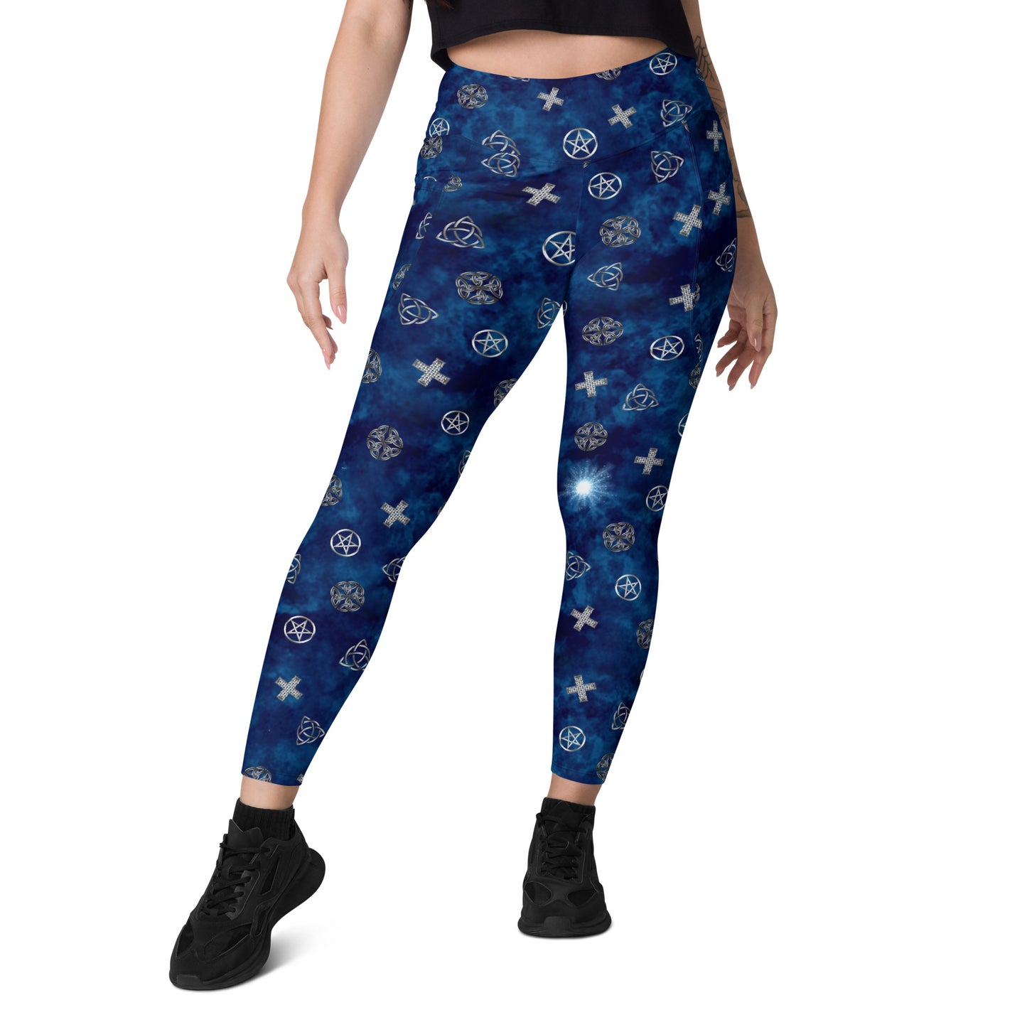 Midnight Blue Wicca Leggings
