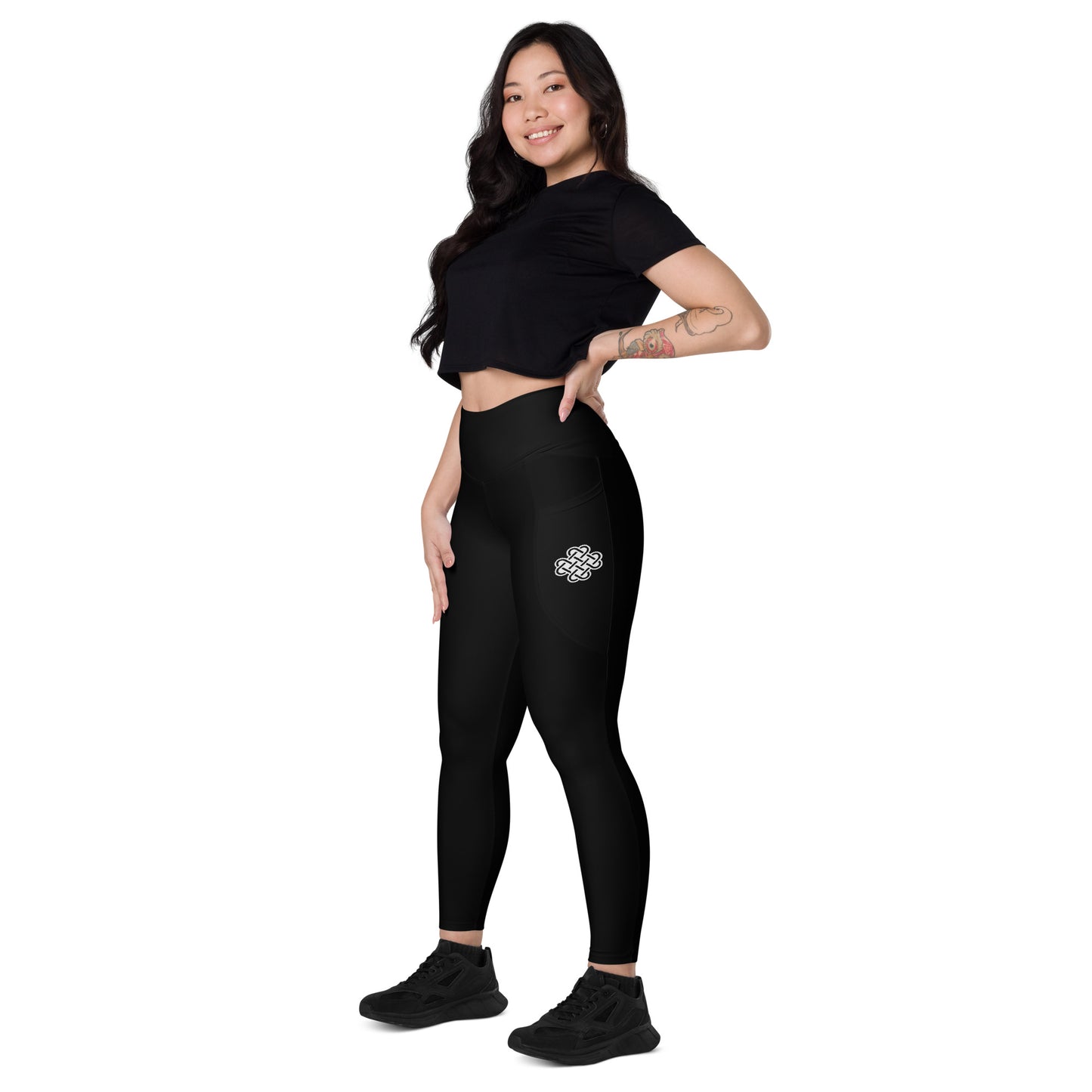Shadow Leggings with pockets Full Black