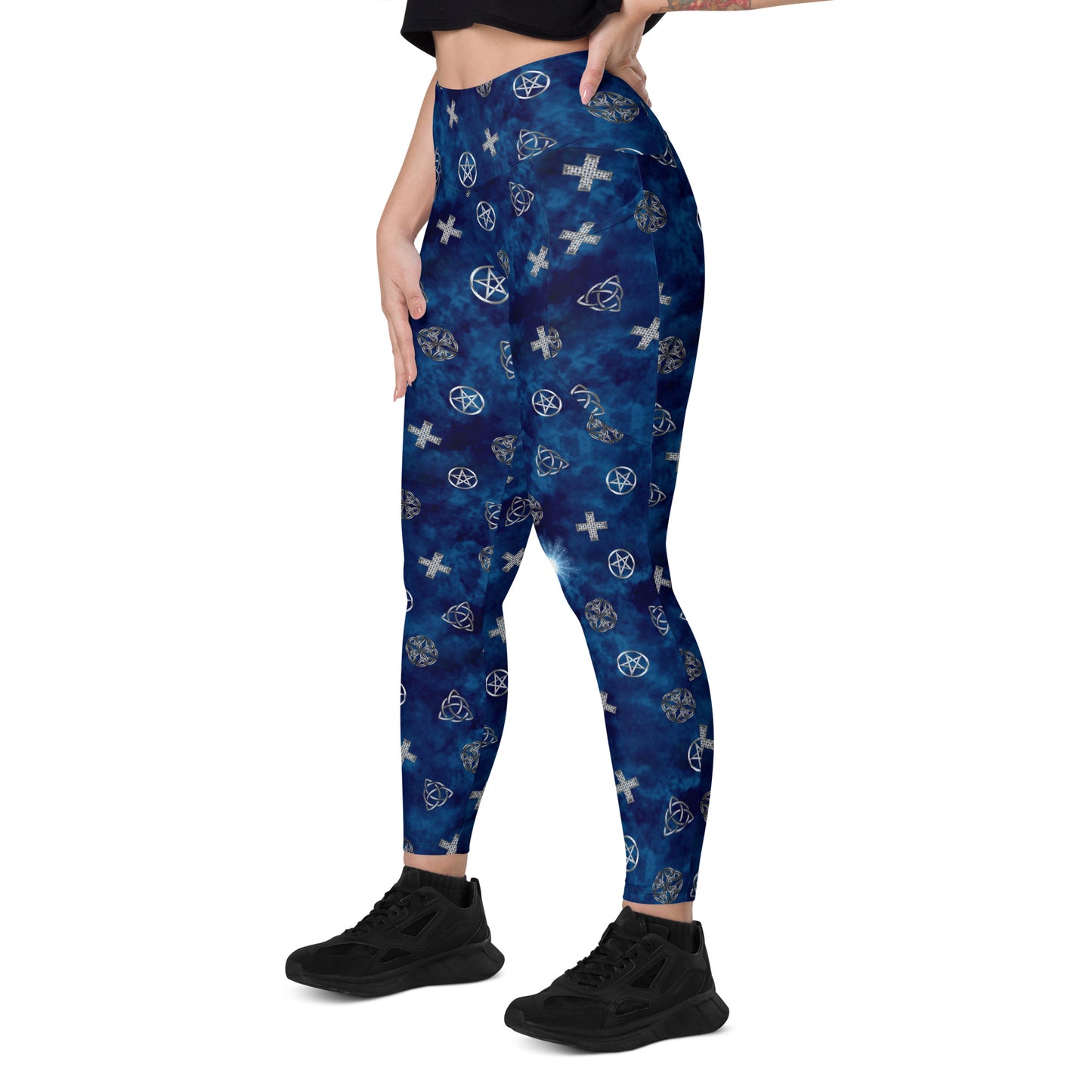 Midnight Blue Wicca Leggings