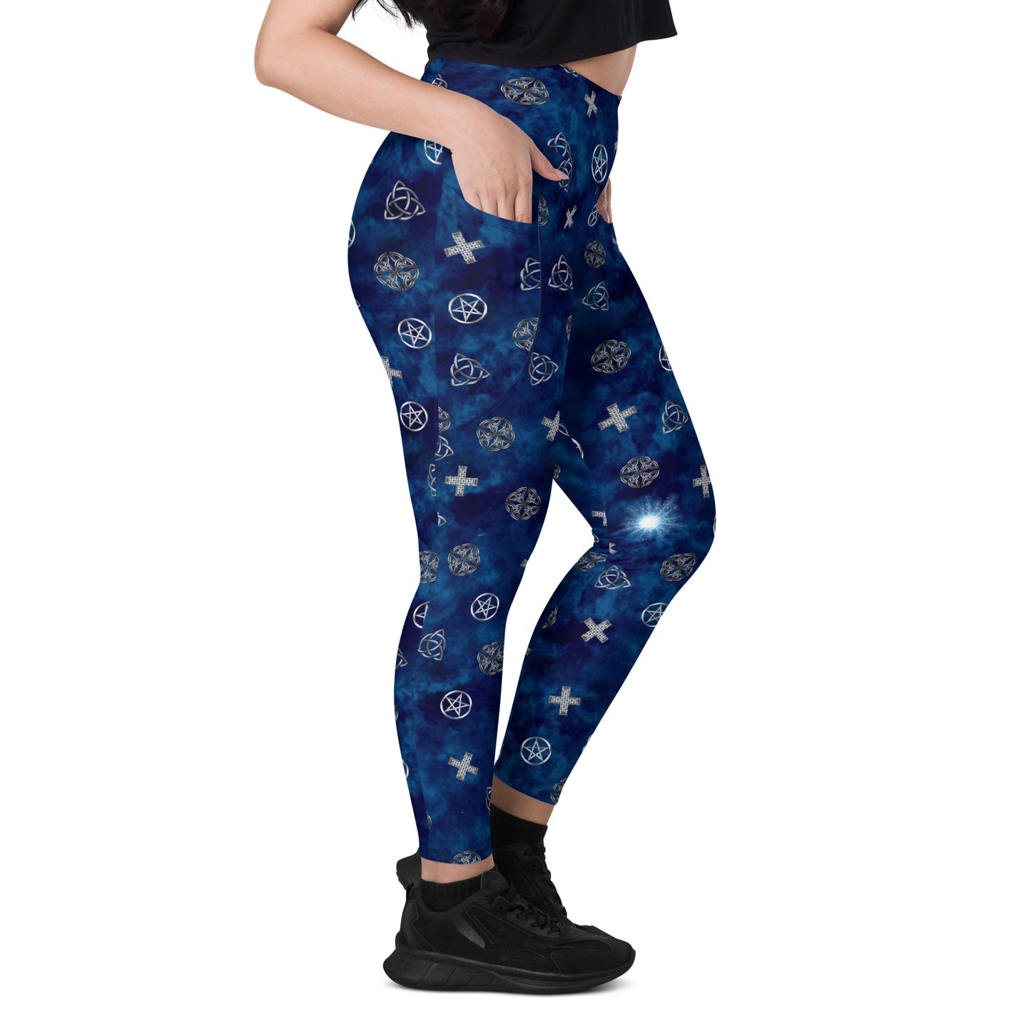 Midnight Blue Wicca Leggings