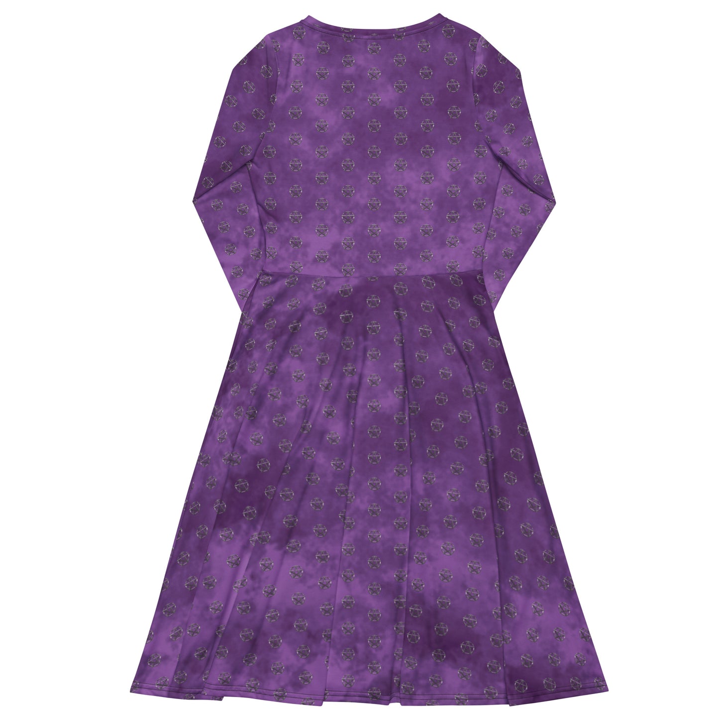 Simple Pentagram Purple Dress