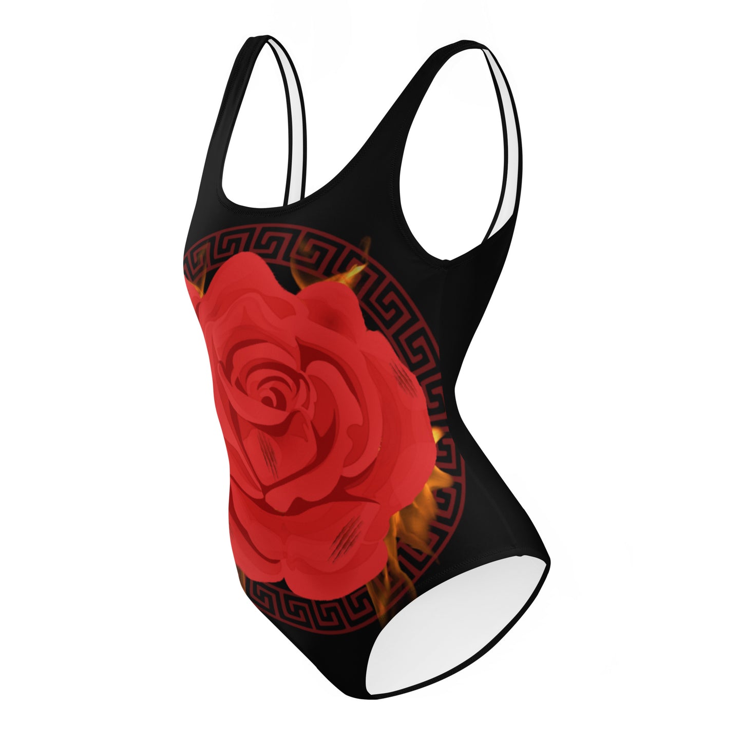 Burning Rose One-Piece Swimsuit