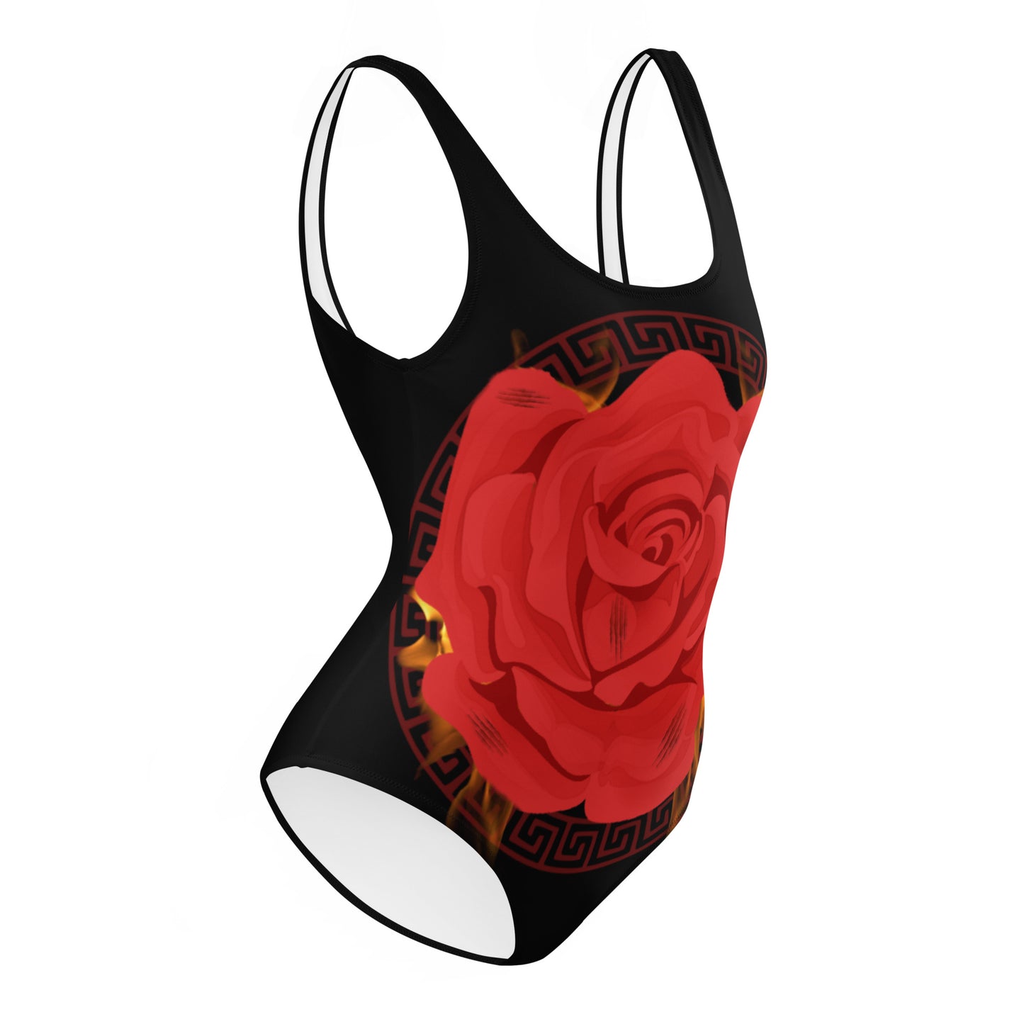 Burning Rose One-Piece Swimsuit