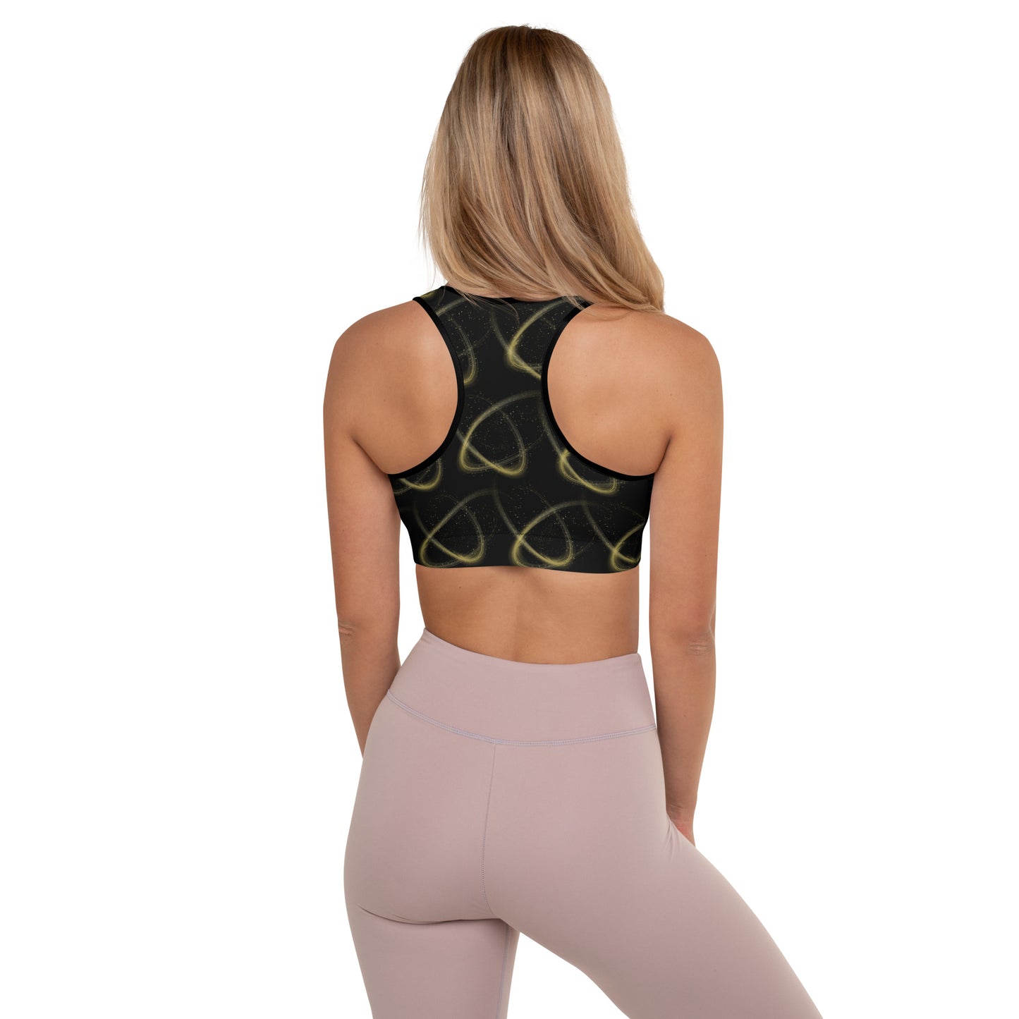 Gold Light Padded Sports Bra