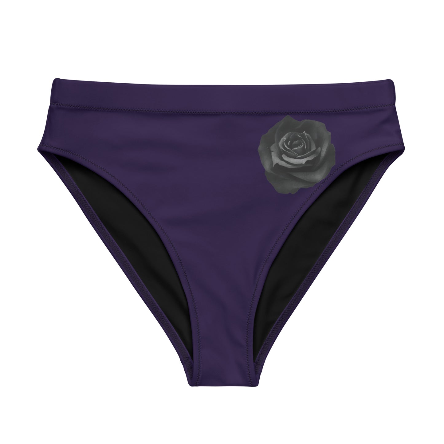 Black Rose, Black lined bikini bottom Dark Blue