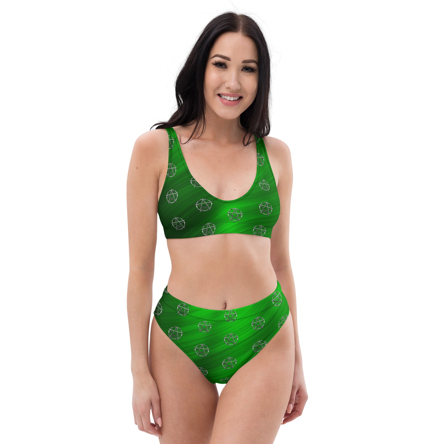 Darkness Green Pentagram bikini