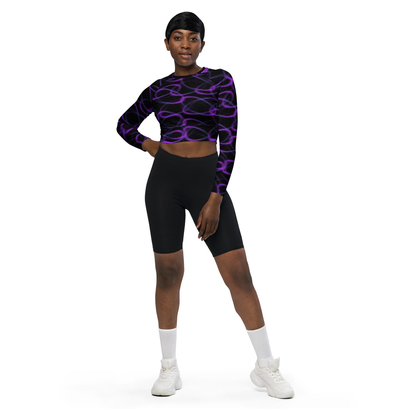 Purple Light crop top