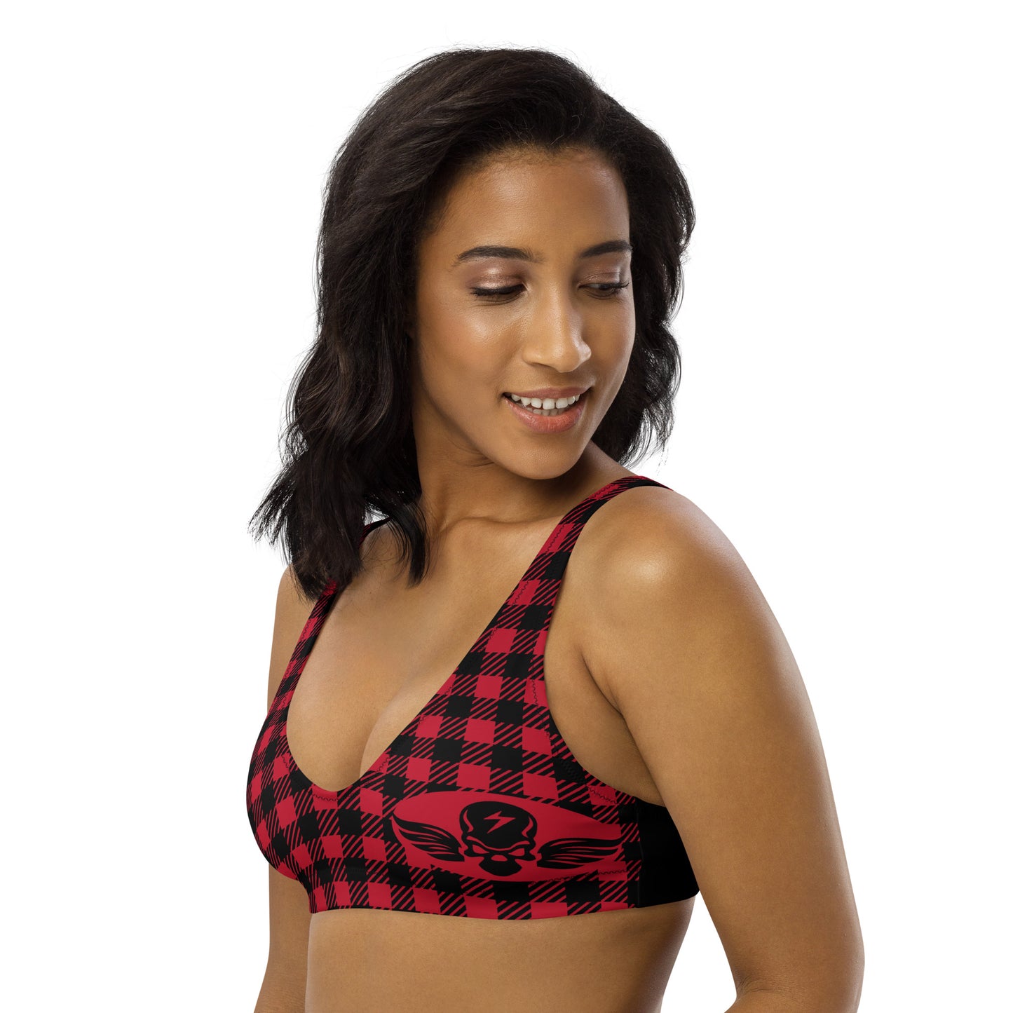 Checkered Bikini Top