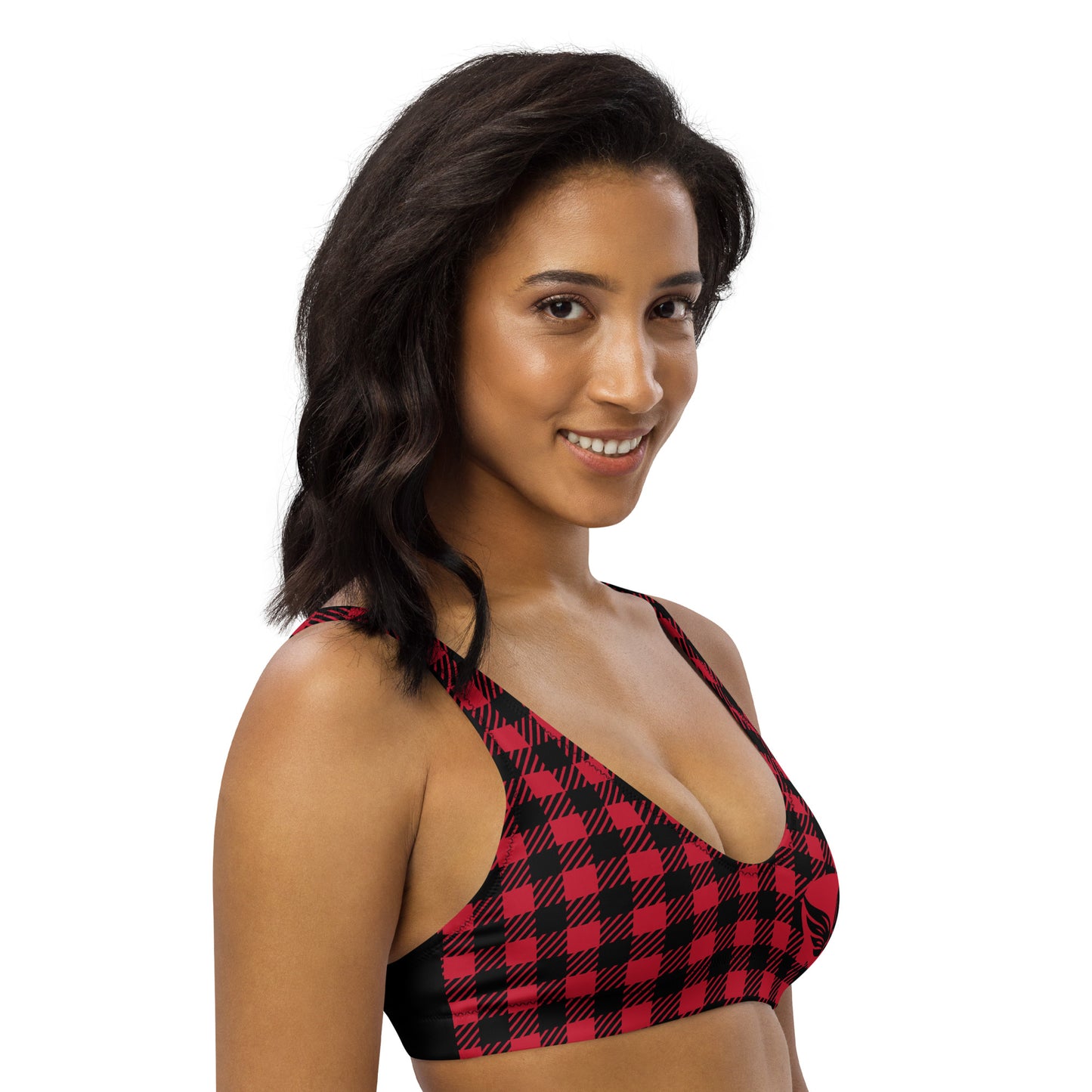 Checkered Bikini Top