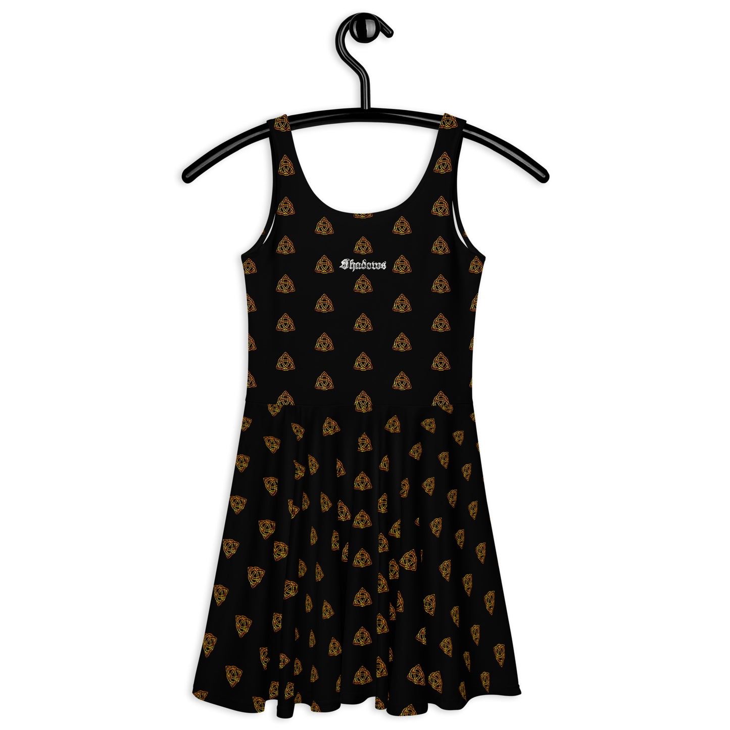 Celtic Knot Fire Pattern Skater Dress