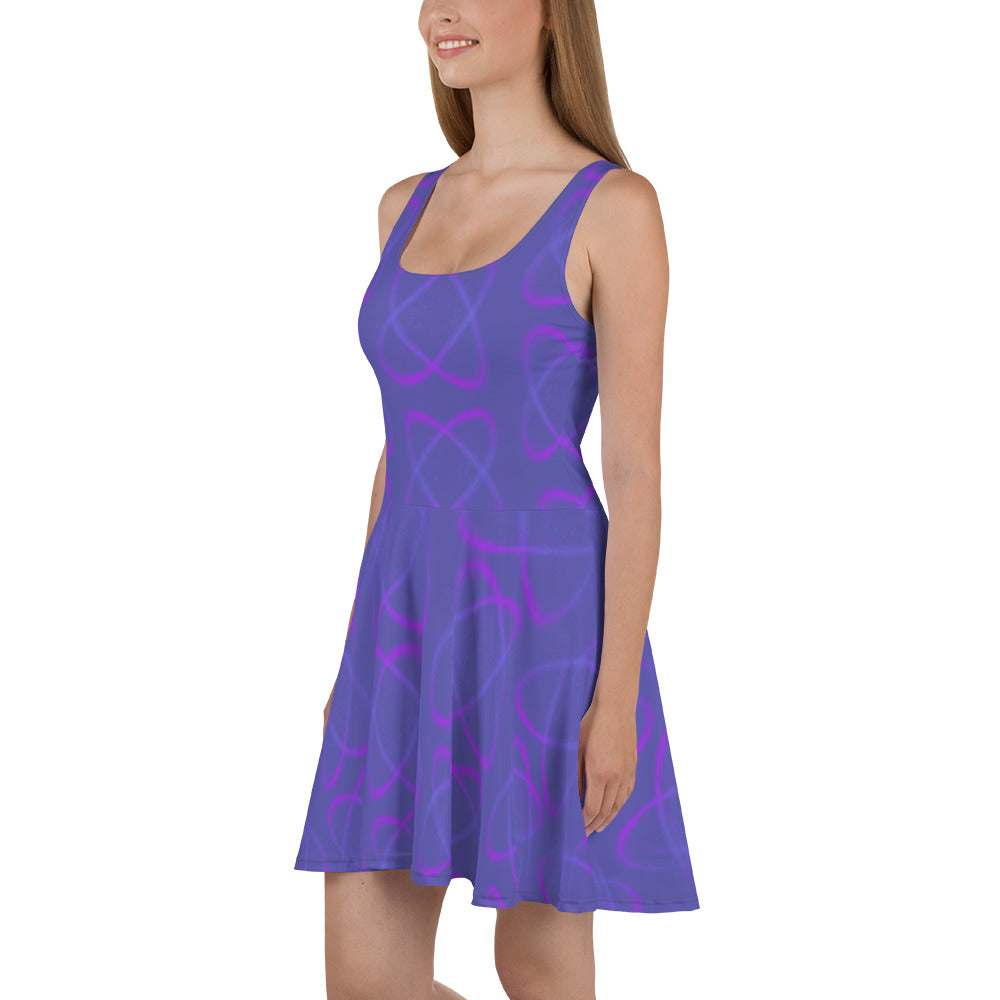 Purple light Skater Dress Lavender