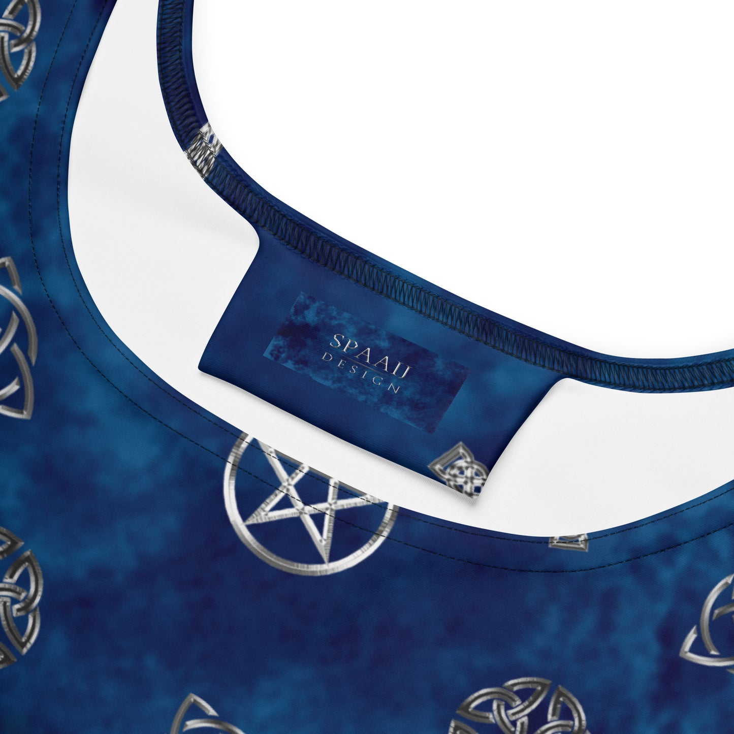 Midnight Blue Wicca sleeve less Dress