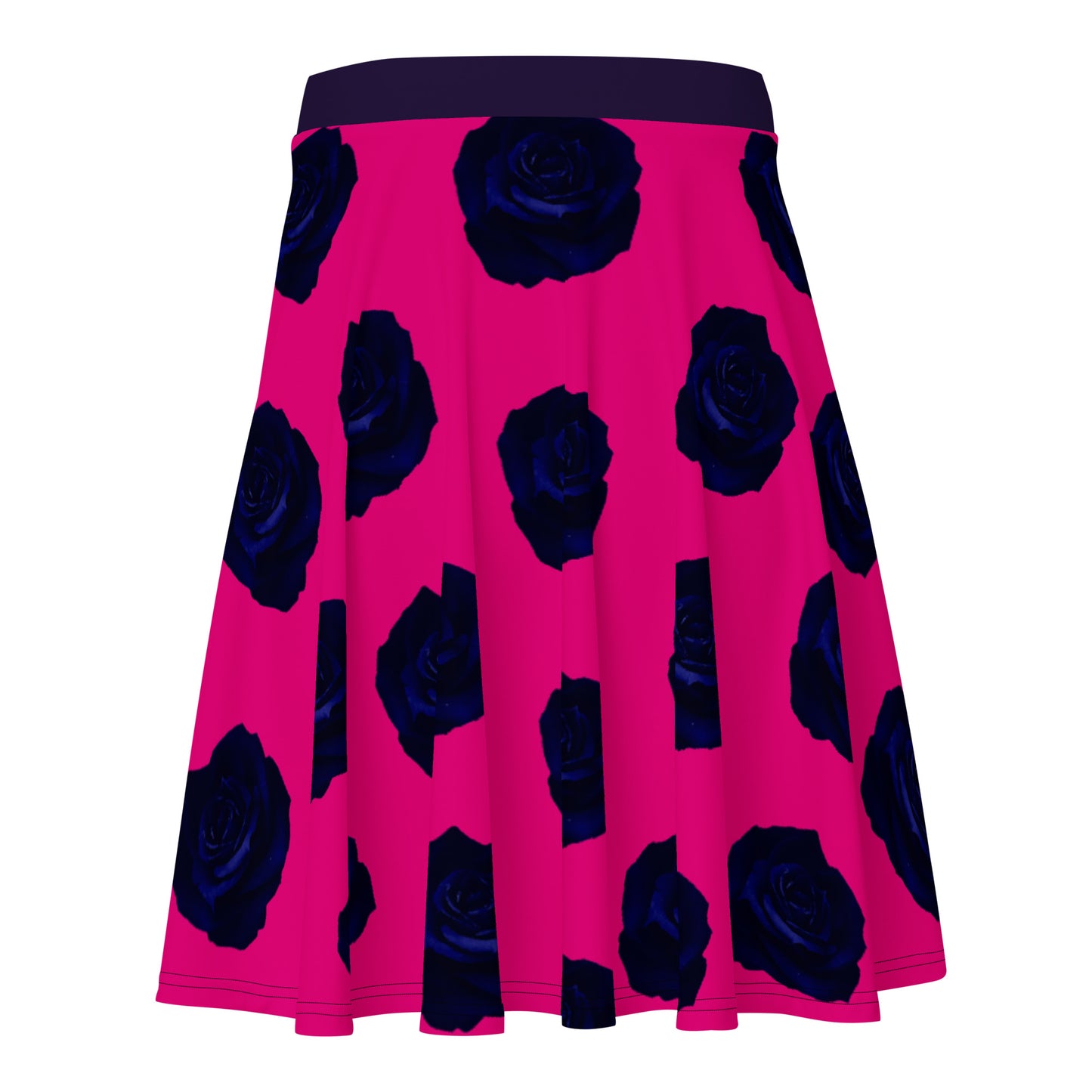 Blue Rose Pink Skirt