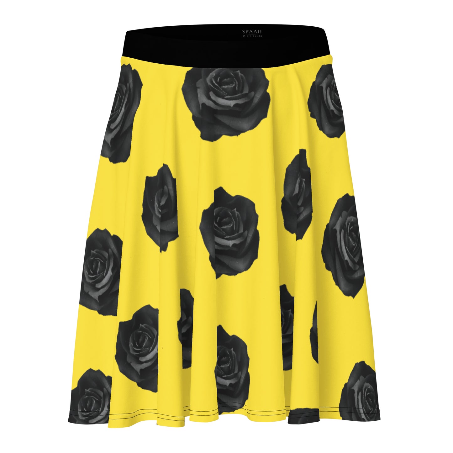 Black Rose Skirt Yellow