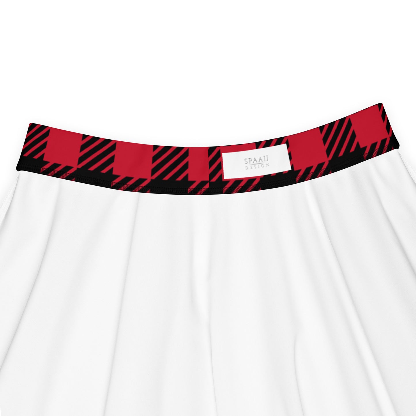 I wanna fly away Checkered Skater Skirt
