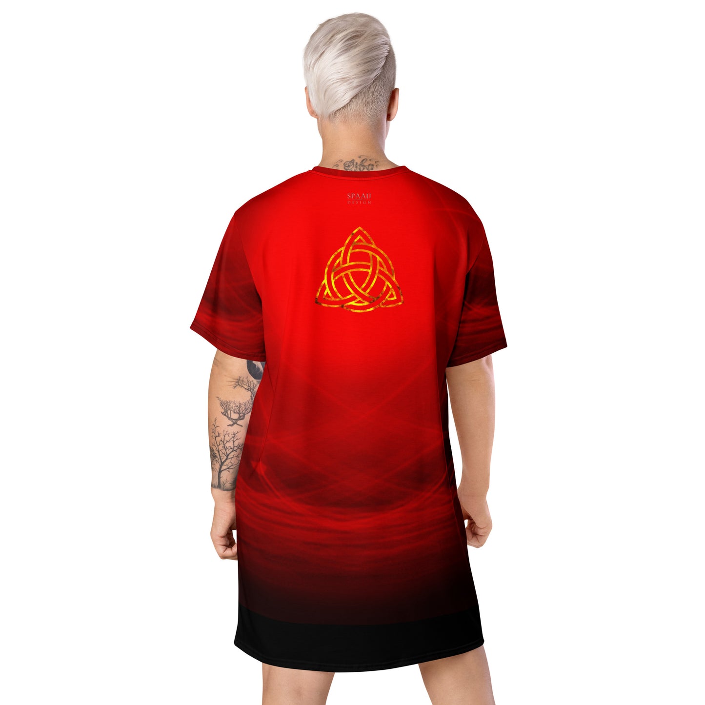 Magic Red Rose T-shirt dress