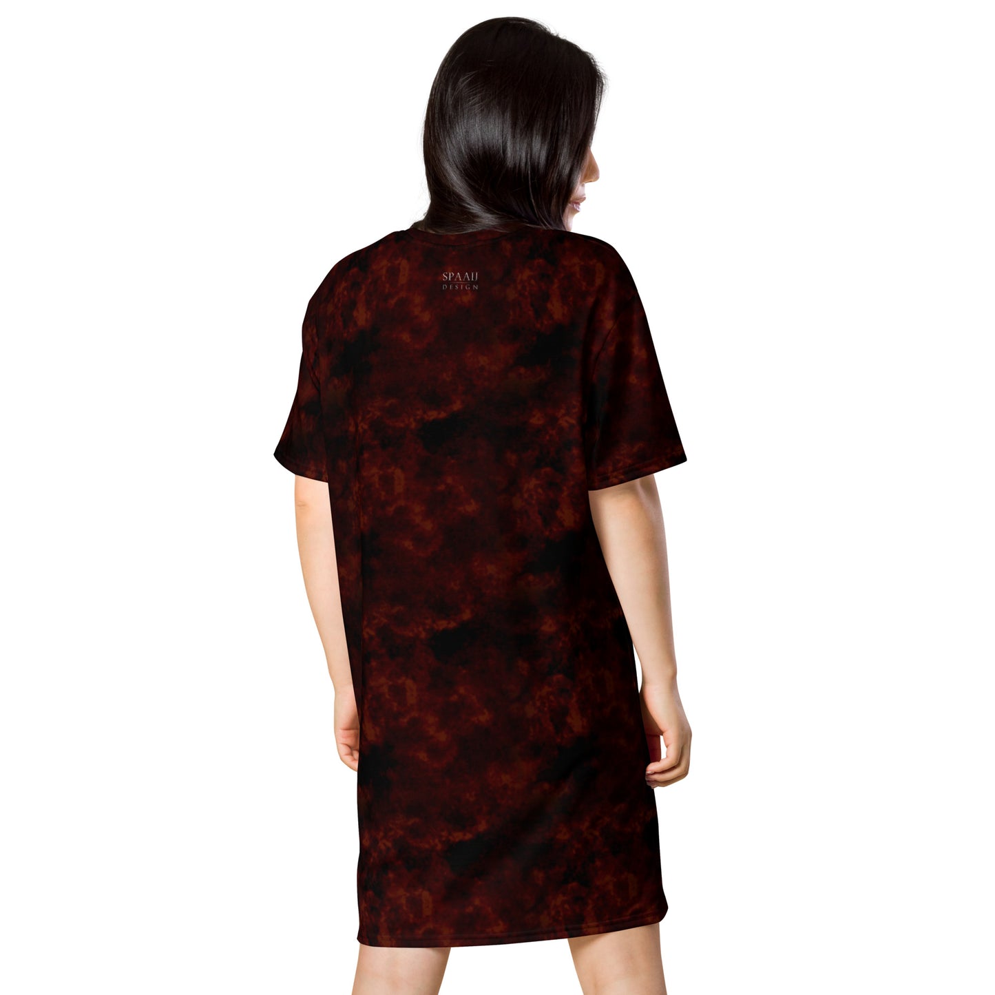 Blood Darkness Plain T-shirt dress