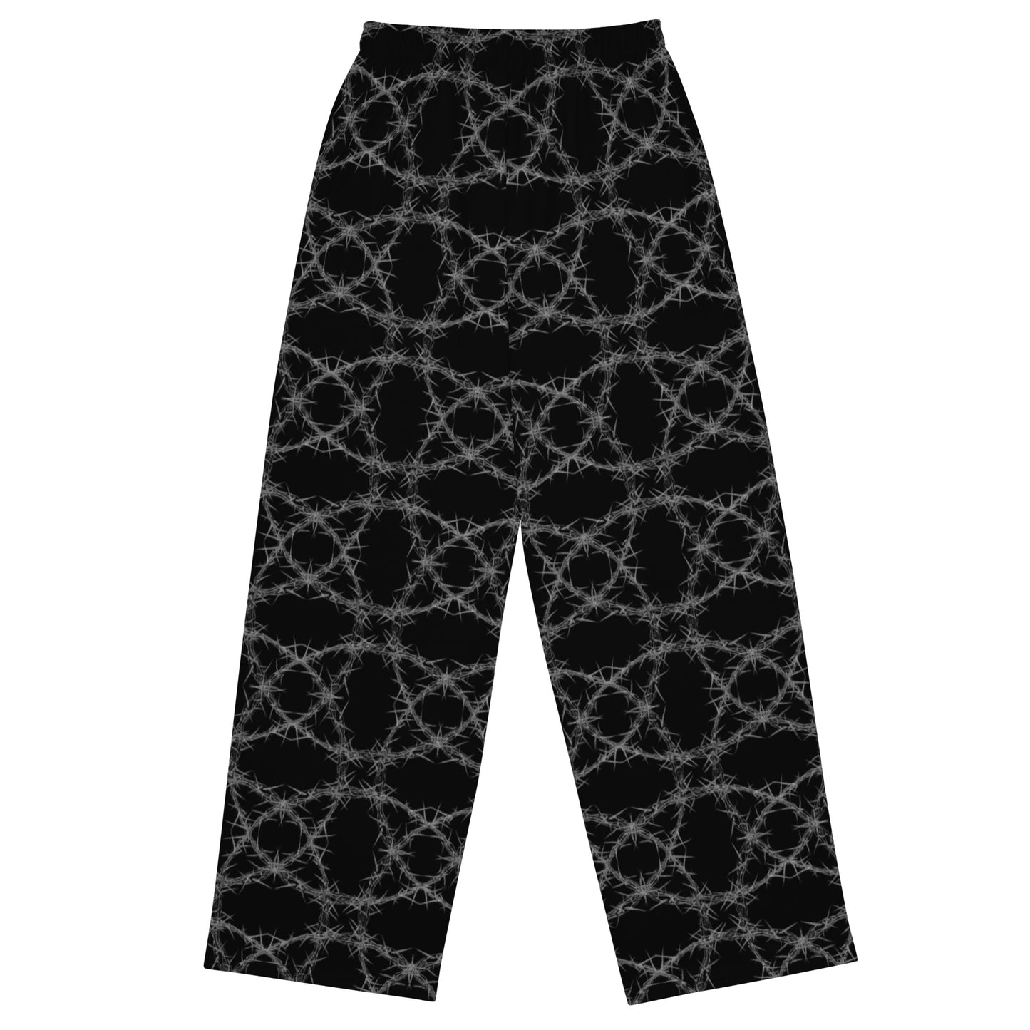 Silver Thorns Black wide-leg pants