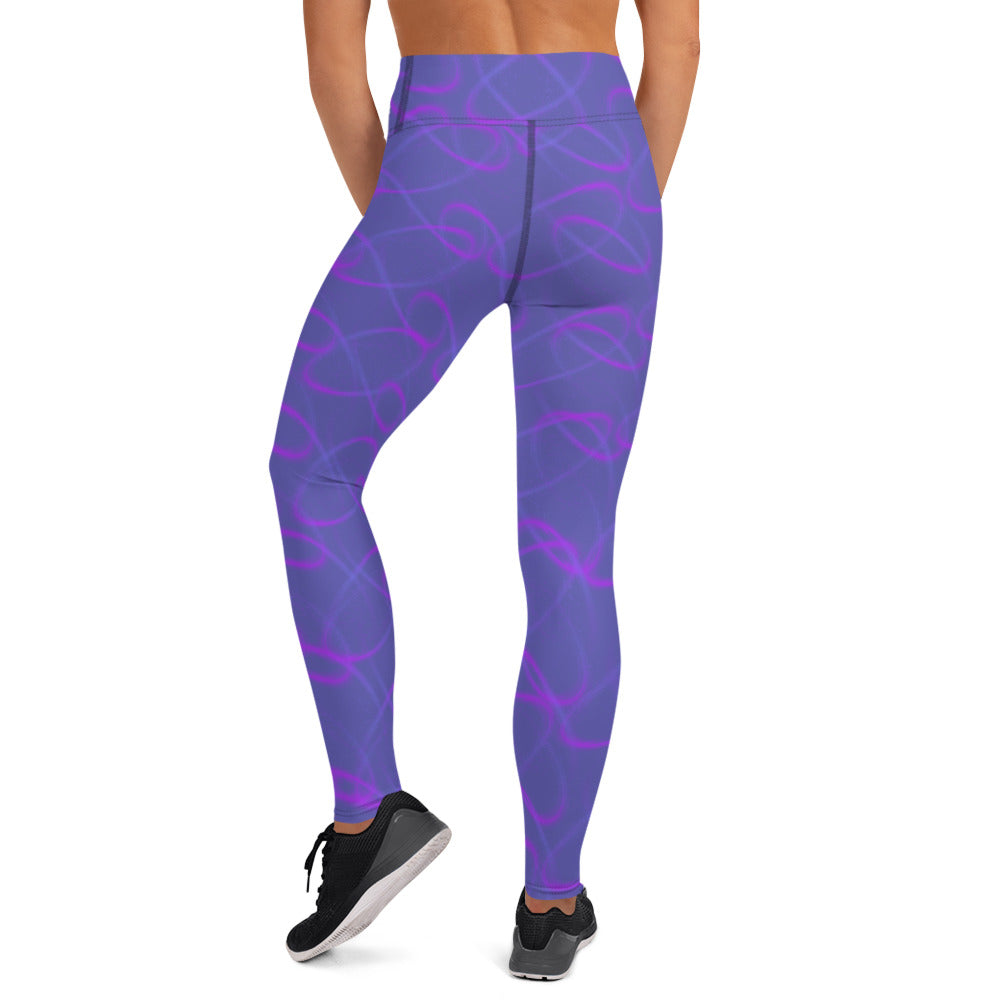 Purple Light Yoga Leggings Lavender