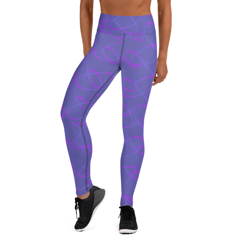 Purple Light Yoga Leggings Lavender