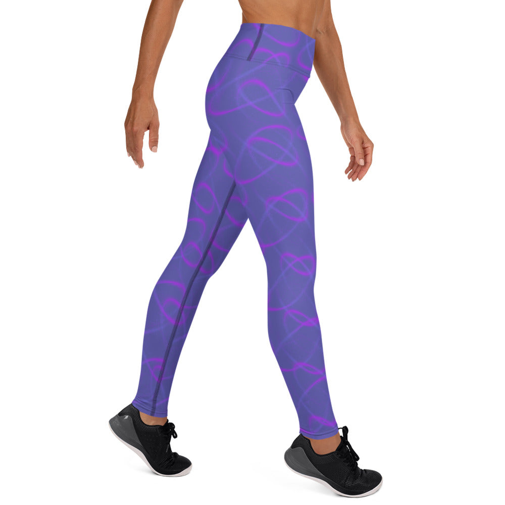 Purple Light Yoga Leggings Lavender