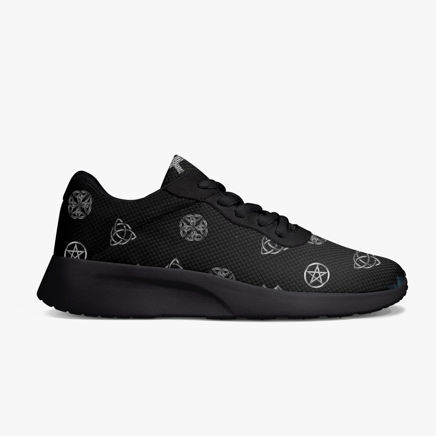 Wicca Symbol Running Shoes - Black