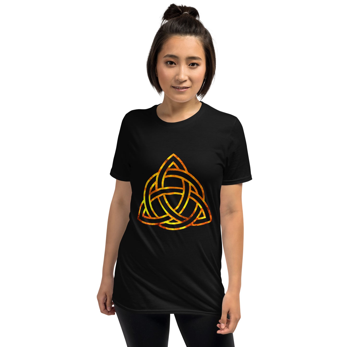 Celtic Knot Fire Short-Sleeve Unisex T-Shirt