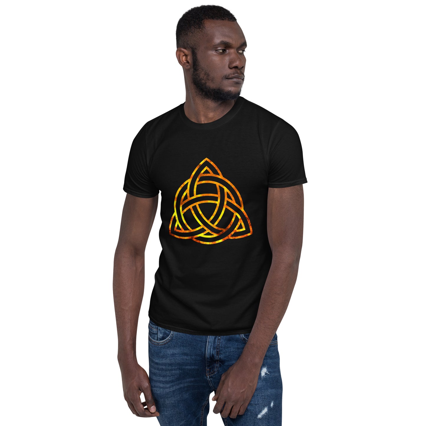 Celtic Knot Fire Short-Sleeve Unisex T-Shirt