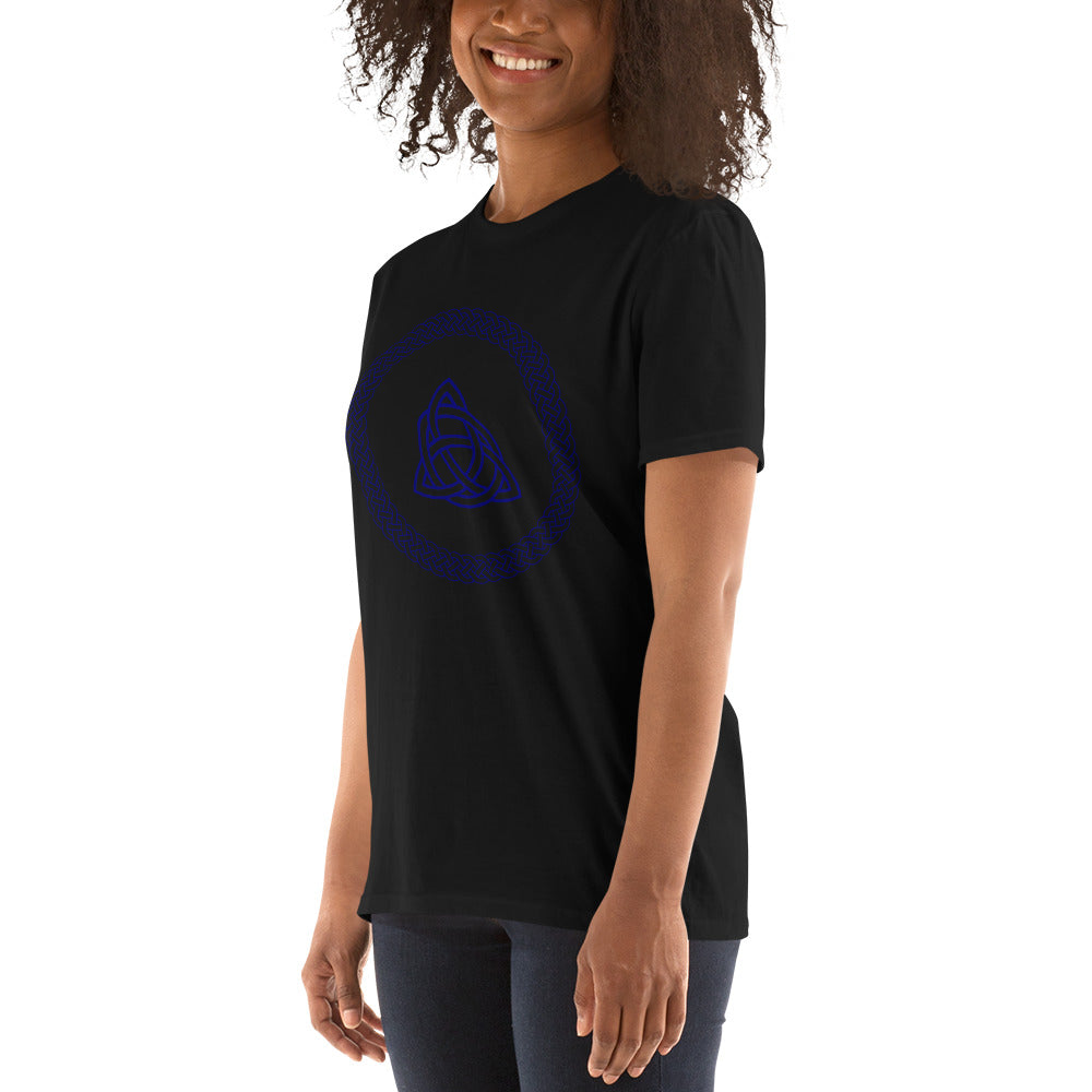 Celtic knot Blue Short-Sleeve Unisex T-Shirt