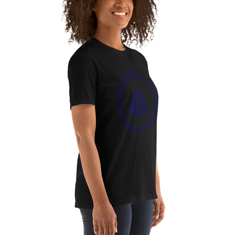 Celtic knot Blue Short-Sleeve Unisex T-Shirt