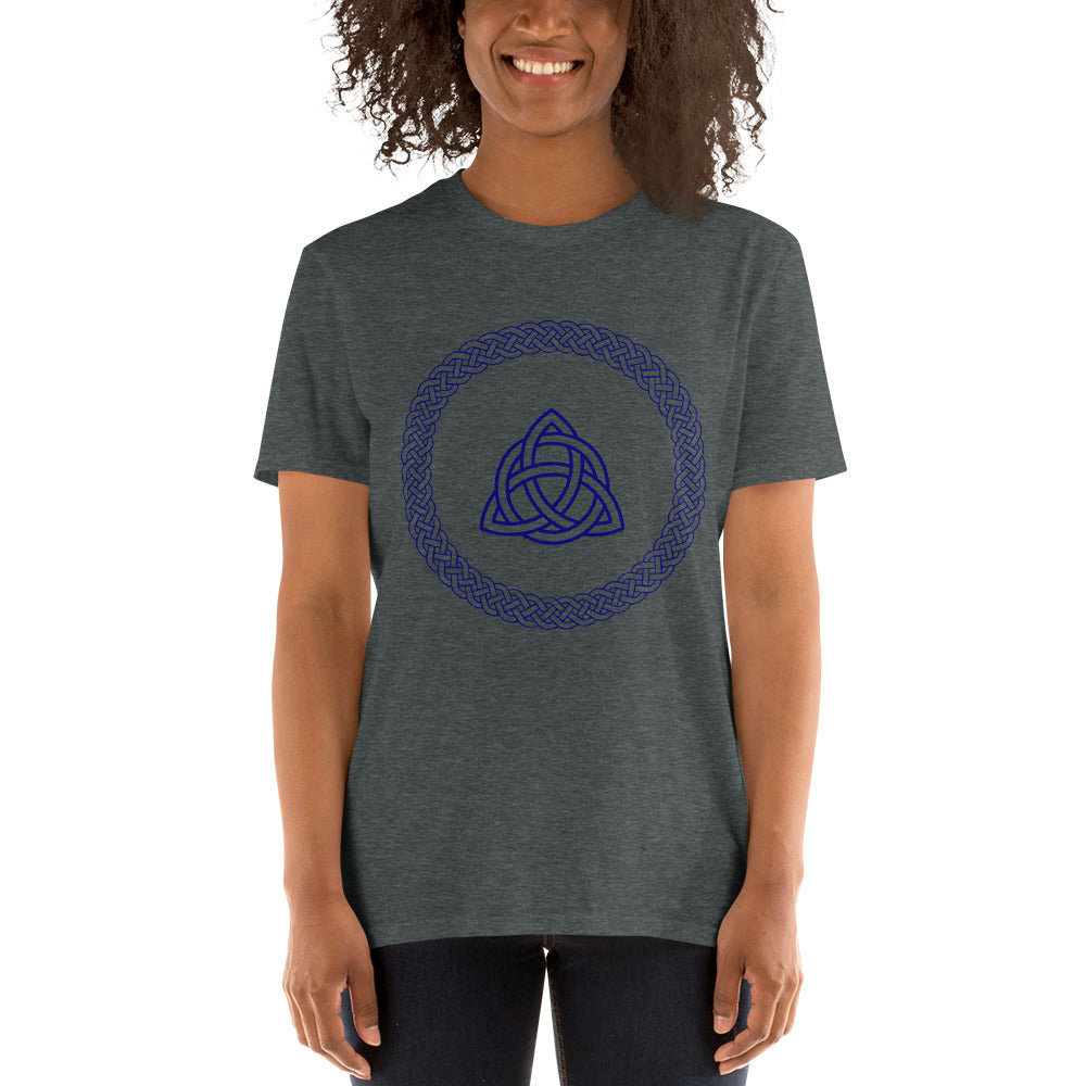 Celtic knot Blue Short-Sleeve Unisex T-Shirt