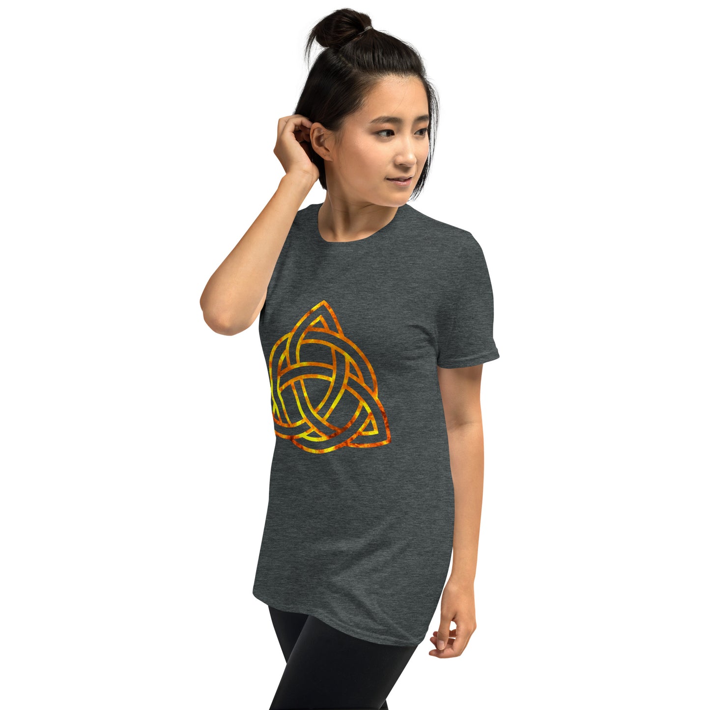 Celtic Knot Fire Short-Sleeve Unisex T-Shirt