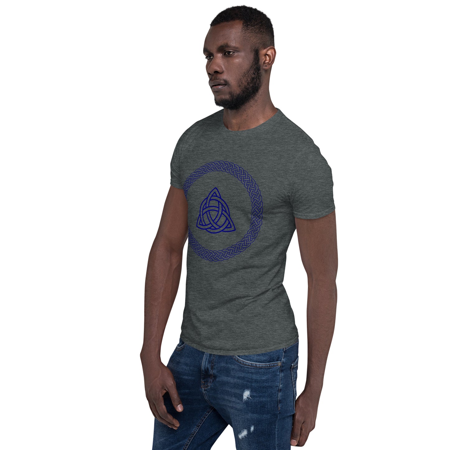 Celtic knot Blue Short-Sleeve Unisex T-Shirt