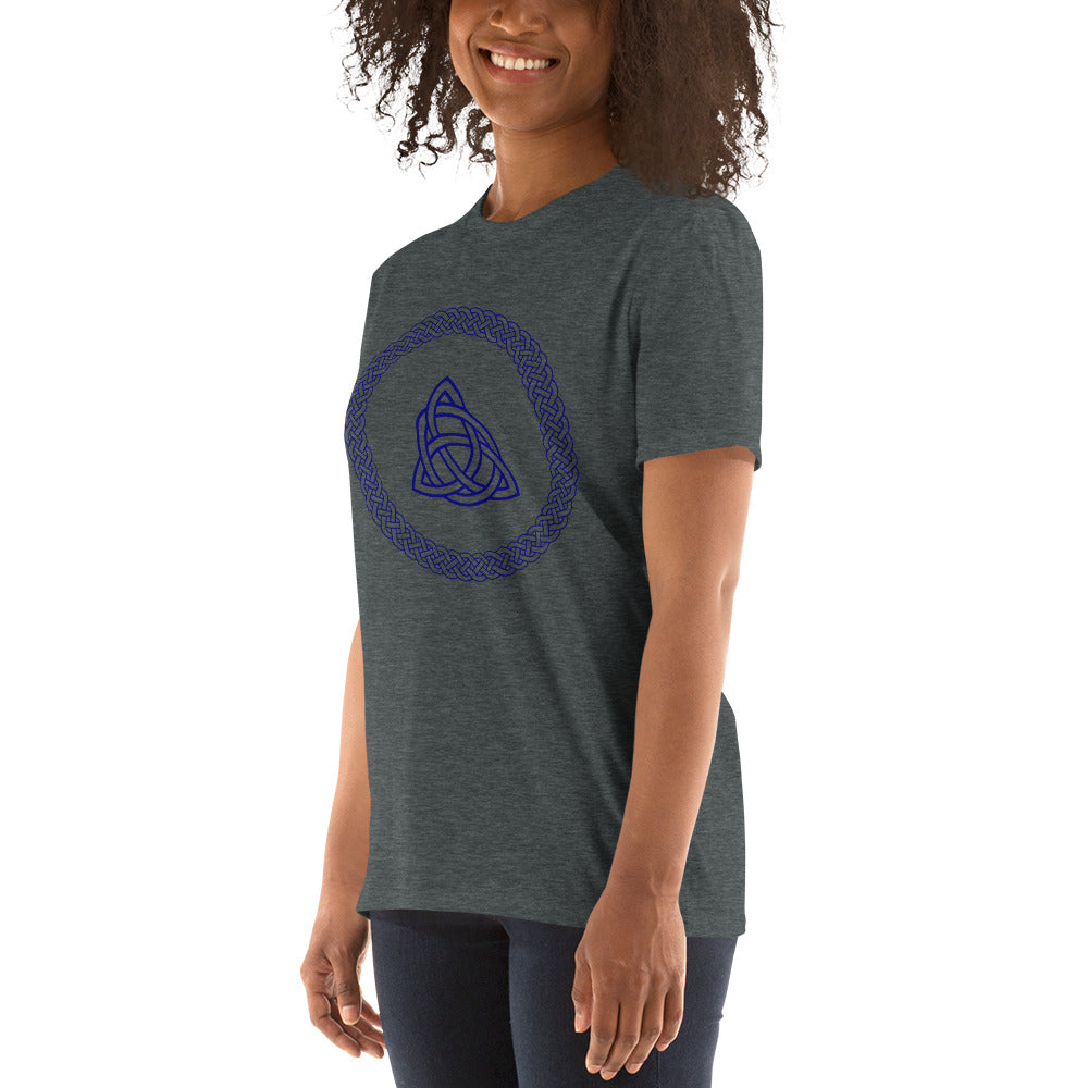 Celtic knot Blue Short-Sleeve Unisex T-Shirt