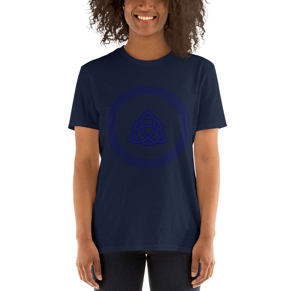 Celtic knot Blue Short-Sleeve Unisex T-Shirt